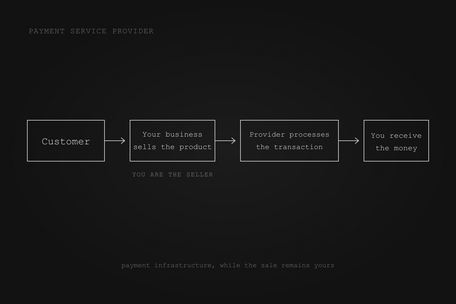 How a payment service provider sits between your business and the transaction